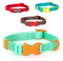 Leuke hondenhalsband grote maat Nylon 60 cm rood
