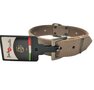Jack and Vanilla Hondenhalsband - Leer - Grijs - 40 cm
