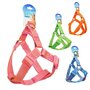 Nobleza Honden y-tuig - Fluorescerend - Gestipt - XL