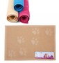 Mat rubber voor hond en kat rechthoek Roze