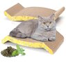 Katten krabkarton 2 delen inclusief kattenkruid