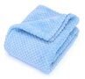 Nobleza Deken voor hond en kat - Pluche - Lichtblauw - Maat L - 100x120 cm