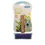 Slickerborstel voor hond en kat met houten handvat 9 cm