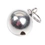 Nobleza Belletje voor halsband - Chrome  - 18 mm