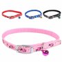 Nobleza Kattenhalsband met belletje - Gespsluiting - Gevoerd