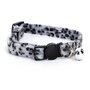 Nobleza Kattenhalsband - Grijs - Panterprint