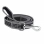 Nobleza Hondenriem - Soepel Nylon - Grijs / Zwart - Reflecterend - Lengte 120 cm - Breedte 2 cm