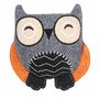 Hondenknuffel met piep uil 17 cm