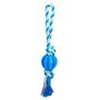 Nobleza Honden speeltouw met bal - Blauw - 35 cm