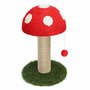 Krabpaal paddenstoel,&nbsp;rood, wit, groen 47 cm
