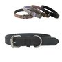 Nobleza Hondenhalsband - Su&egrave;de vegan leer - 31 cm