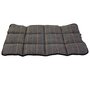 Jack and Vanilla Hondenkussen - Maat M - 45x73 cm - Pluche wol - Tartan - Blauw / grijs 