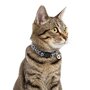 Nobleza Kattenhalsband - Grijs - Panterprint