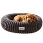 Pecco luxe hondenmand 70 cm donkergrijs met hond