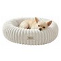 Pecco Luxe mand voor hond en kat - Orthopedisch - Rond 50 cm - Wit rib