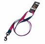 Jack and Vanilla Hondenriem - Nylon - Roze / blauw - Lengte 120 cm - Breedte 2 cm