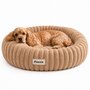 Pecco Premium orthopedische hondenmand - 80 cm - Lichtbruin - 2 In 1
