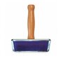 Nobleza Slickerborstel voor hond en kat - Houten handvat - 9 cm