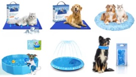 Producten voor verkoeling bij honden en katten