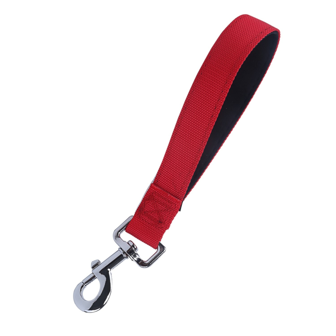 Nobleza korthouder hond - Korthouder - Hondenriem - Uitlaatriem kort - 25 cm - Rood