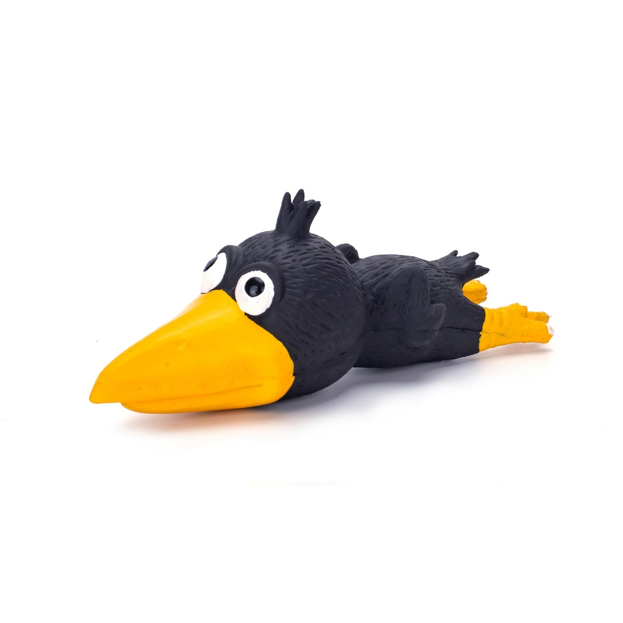 Nobleza Hondenspeelgoed - Piepspeelgoed - Latex Vogel - Piepspeeltje Vogel - Blauwe vogel - Zwart