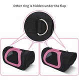 Nobleza Draagtas voor hond en kat tot 5 kg - 40x23x24 cm - Roze_