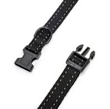 Nobleza Honden vlooienhalsband - Natuurlijk - Werking 6 maanden - Maat M 46 cm - Zwart_