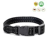 Vlooien halsband hond M Zwart