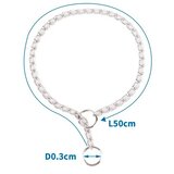 Nobleza Hondenhalsband - Slipketting - M - Omtrek nek 35 cm