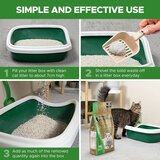 White Pure Paws Bentoniet Kattenbakvulling Aloë Vera 10L_