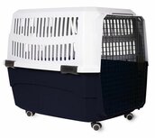 Transportbox XXL voor honden en katten Zwart Transportbox XXL voor honden en katten Zwart