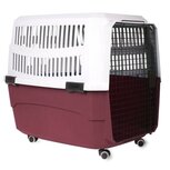 Transportbox XXL voor honden en katten Rood Transportbox XXL voor honden en katten Rood