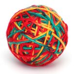 Kattenspeeltje Bolletje wol Kattenspeeltje Bolletje wol