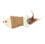 Kattenspeeltje vis touw en veren Kattenspeeltje vis touw en veren
