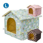 Stoffen huisje voor hond en kat L Stoffen huisje voor hond en kat L