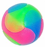 Honden speelbal verlicht rubber 6,5cm Honden speelbal verlicht rubber 6,5cm
