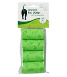 Poepzakjes biologisch afbreekbaar 4 rollen Poepzakjes biologisch afbreekbaar 4 rollen