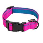 Hondenhalsband Nylon roze Stripe Hondenhalsband Nylon roze Stripe