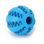 Honden snackbal rubber blauw Honden snackbal rubber blauw
