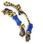 Honden speeltouwen met rubber bot 2 stuks Honden speeltouwen met rubber bot 2 stuks