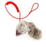 Kattenspeeltje pluche muis aan koord Kattenspeeltje pluche muis aan koord