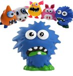 Honden piepspeelgoed blauw monster Honden piepspeelgoed blauw monster