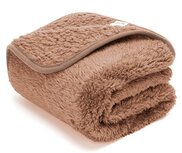 Dekentje voor hond en kat pluche bruin S Dekentje voor hond en kat pluche bruin S