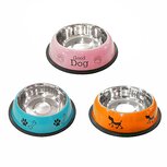 Voerbak rvs print voor hond Voerbak rvs print voor hond