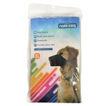 Nobleza Honden muilband - Zwart - Maat XL