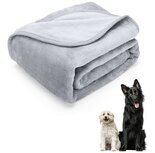 Dekentje voor hond en kat microvezel grijs S Dekentje voor hond en kat microvezel grijs S