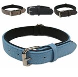 Hondenhalsband lederlook met gesp L Hondenhalsband lederlook met gesp L