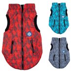 Hondenjas gevoerd met rits 80 cm