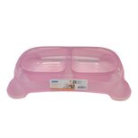 Nobleza Voerbak voor hond en kat - Dubbel - Roze - Maat S Nobleza Voerbak voor hond en kat - Dubbel - Roze - Maat S