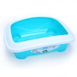 Nobleza Open kattenbak - Maat S - 39,3x31,3x14 cm - Lichtblauw Nobleza Open kattenbak - Maat S - 39,3x31,3x14 cm - Lichtblauw